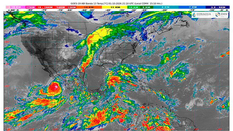 'Rachel' de categoría 3 se aleja de México pero dejará lluvias intensas 