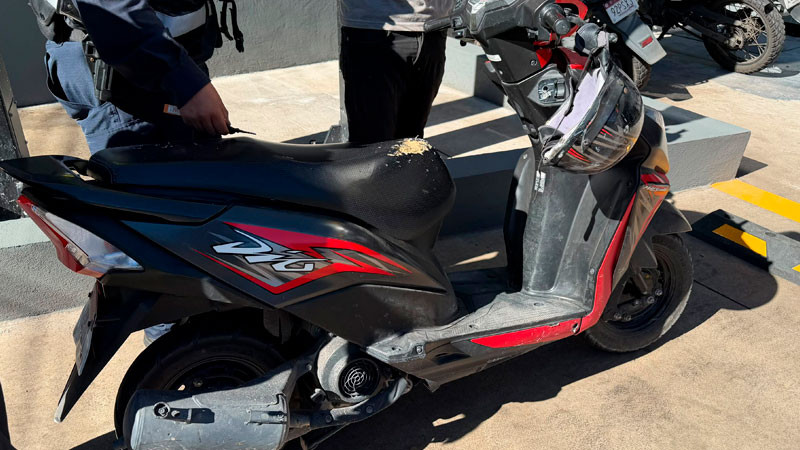 Motociclista resulta herido en accidente en Jacona, Michoacán 