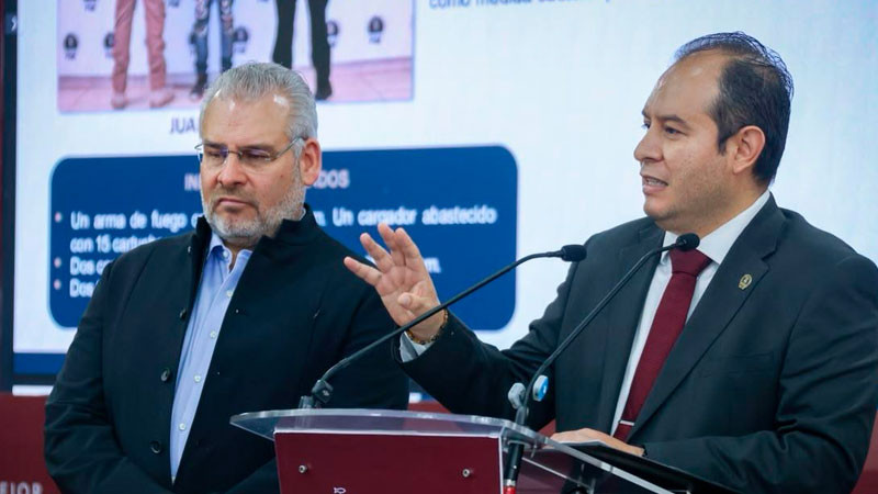Con acciones operativas en Michoacán se combate frontalmente a la extorsión y secuestro: Israel Vega 