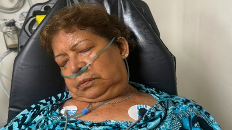 Se encuentra delicada de salud, busca a su familia 