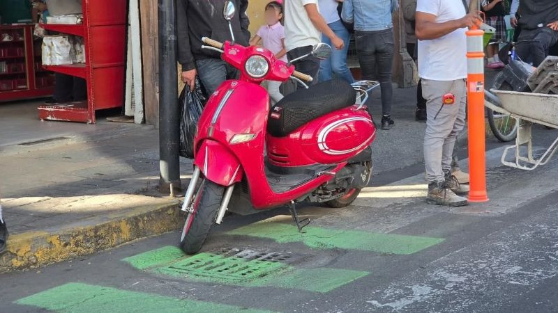 Motociclista resulta lesionada tras ser impactada por un vehículo en Zamora 