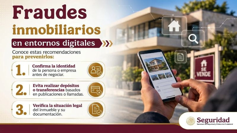 SSPC alerta por fraudes inmobiliarios en redes sociales y plataformas digitales 