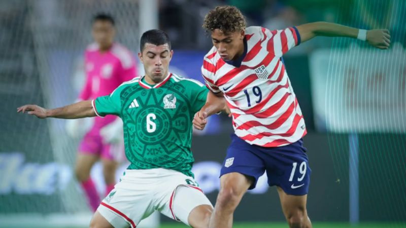 México se va al descanso en desventaja ante Estados Unidos 