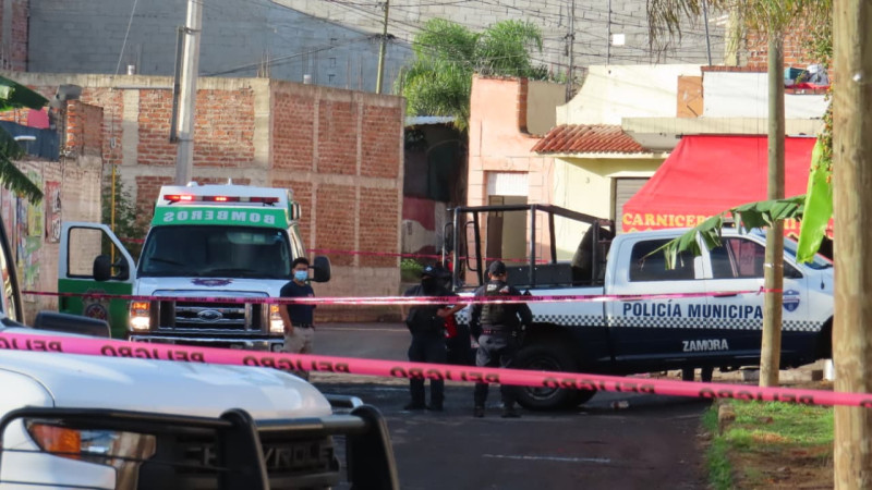 Se registra homicidio en colonia La Aurora de Zamora, Michoacán 