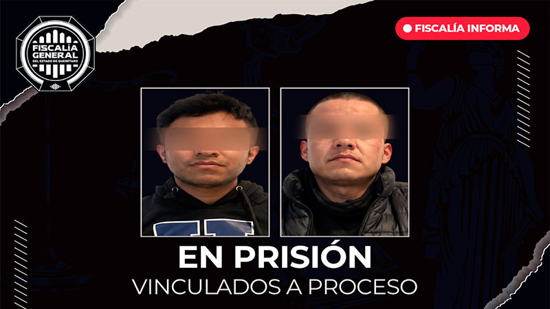 Dos hombres terminan en prisión por robo a comercio en El Marqués, Querétaro 
