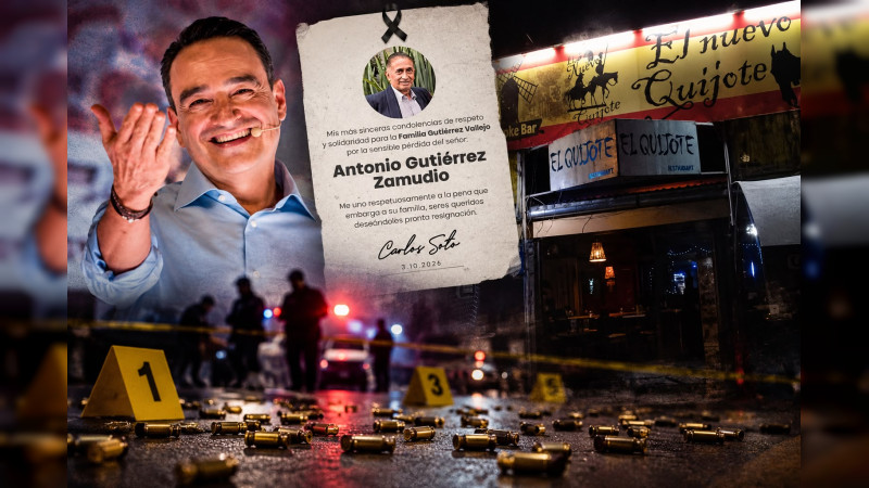 Aumenta identificación de muertos en bar "El Quijote", pero Carlos Soto solo lamenta a uno: el “Buen Gobierno” de Zamora, Michoacán, hasta en la tragedia tiene favoritos 