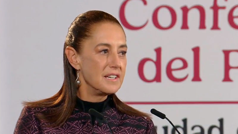 Sin evidencias de disparos contra agentes de EEUU, dice Sheinbaum 