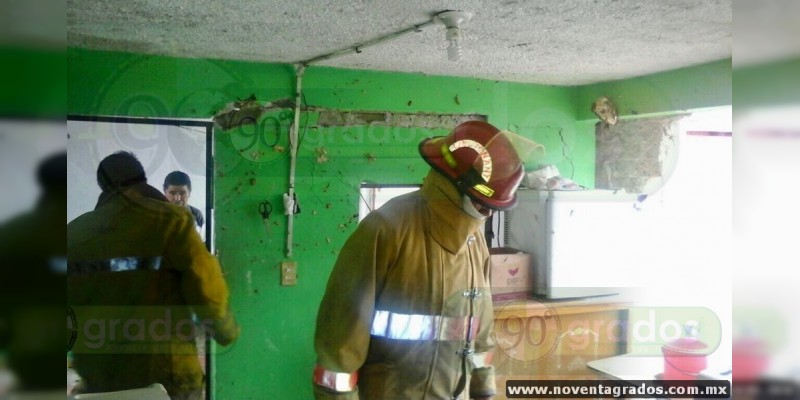 Se registra explosión por gas en vivienda de Maravatío, Michoacán; hay una mujer lesionada - Foto 1 
