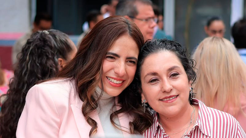 Giulianna Bugarini: Los programas sociales impulsados por Morena llevan el bienestar a Morelia 