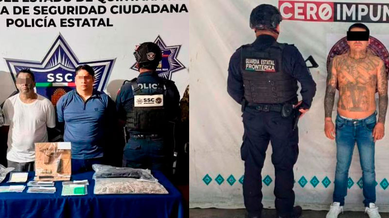 Caen en México 3 líderes criminales de Centroamérica;  dos habían escapado de cárcel en Guatemala 