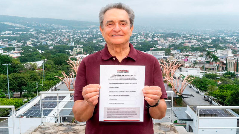 Pío López Obrador se registra para buscar diputación federal por Morena en Chiapas 