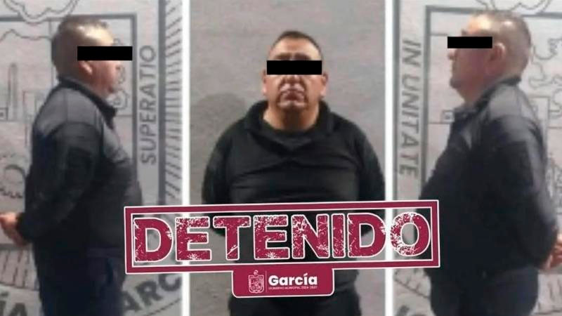 Detienen a 3 policías por robar a un ciudadano en García, Nuevo León 