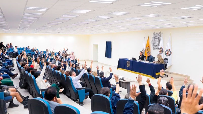 Crecimiento de la UMSNH, por buen manejo de ingresos propios y generados de las directoras y directores de las dependencias 