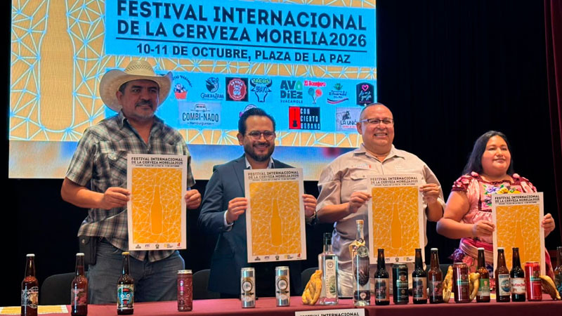 Llega el Festival Internacional de la Cerveza Morelia; habrá más de 100 tipos de artesanales 