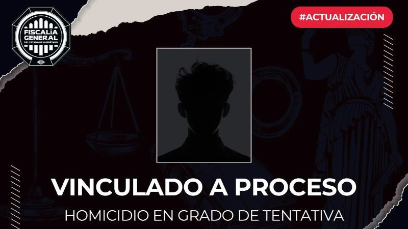 Adolescente es vinculado a proceso por homicidio en grado de tentativa por hechos ocurridos en secundaria de Querétaro 