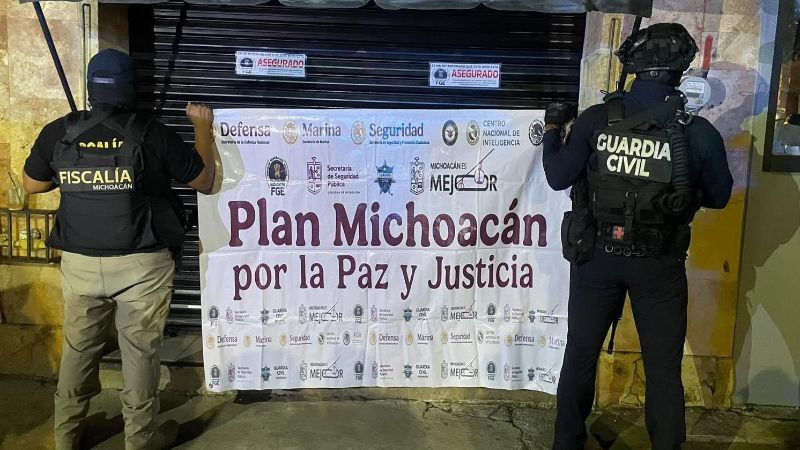 Desmantelan puntos de venta de estupefacientes tras cateos en Morelia 