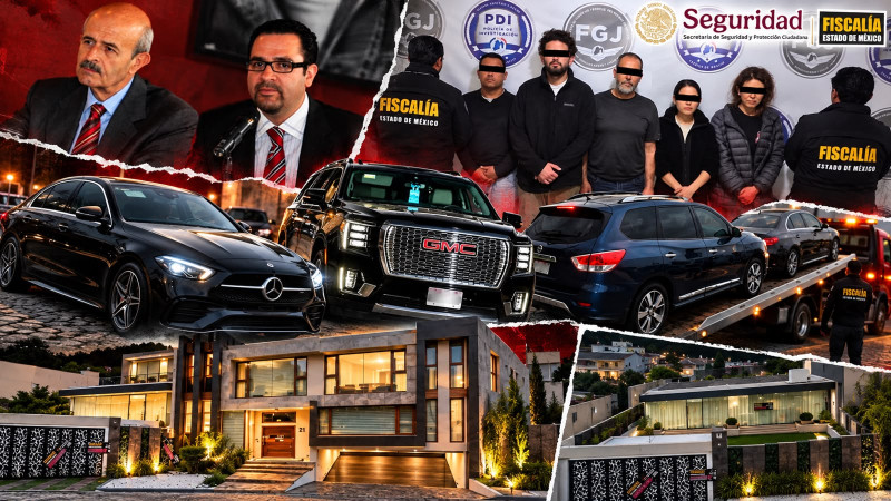 De Michoacán a Edomex entre mansiones, lujo y extorsión; Caen exfuncionario de Fausto Vallejo y toda su familia por red que suplantaba a Gobernadores, Ministros y hasta funcionarios de Presidencia con IA 
