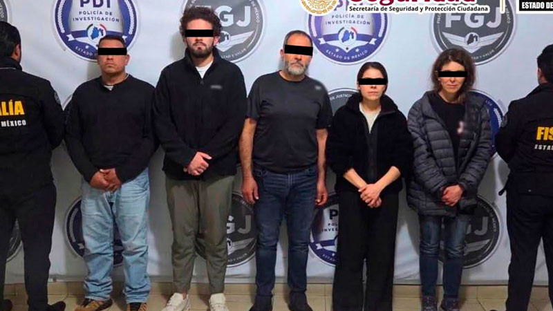 Aprehenden en el Edomex a exfuncionario de Michoacán junto con familiares y escolta; utilizaban IA para extorsionar 