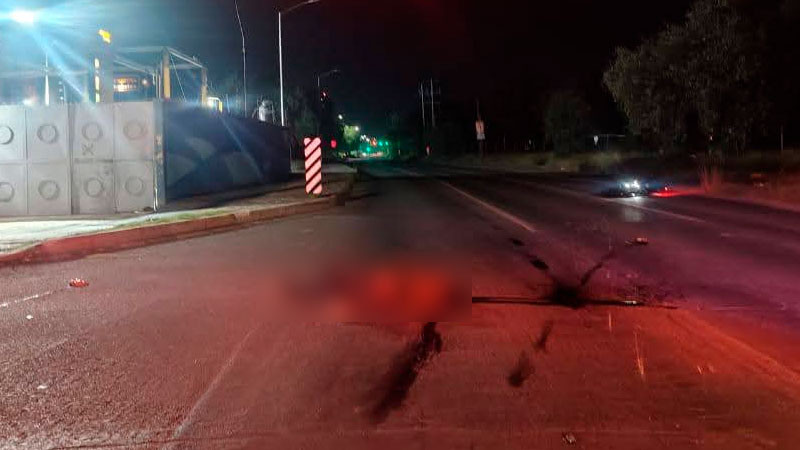 Fallece motociclista tras accidente vial en Celaya, Guanajuato