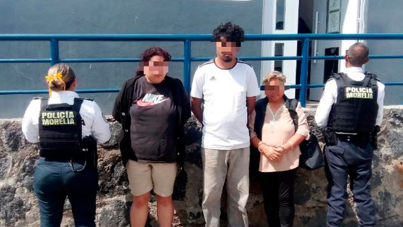 Por allanar vivienda en Morelia, Michoacán, detienen a tres personas 