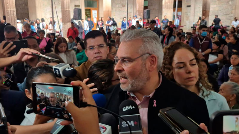 Detención de ex secretario de Finanzas no mancha administración pública de Michoacán, afirma gobernador 