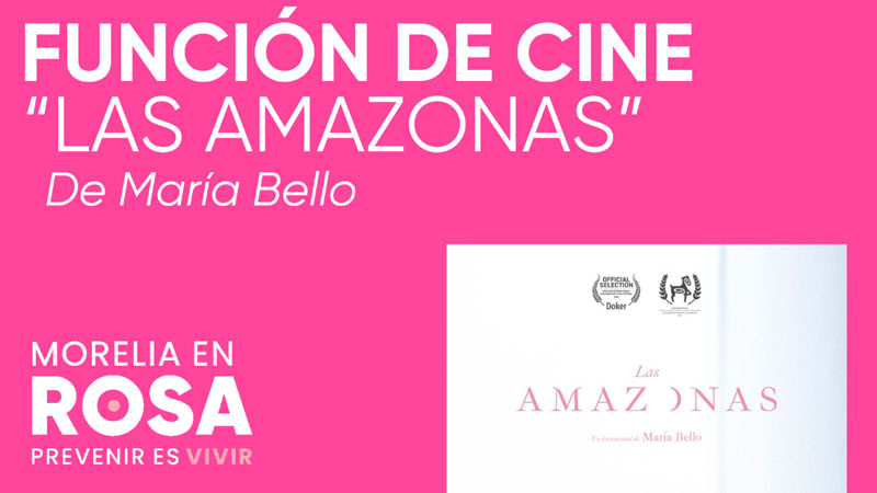 Comisión Fílmica de Morelia invita a documental sobre prevención del cáncer de mama 