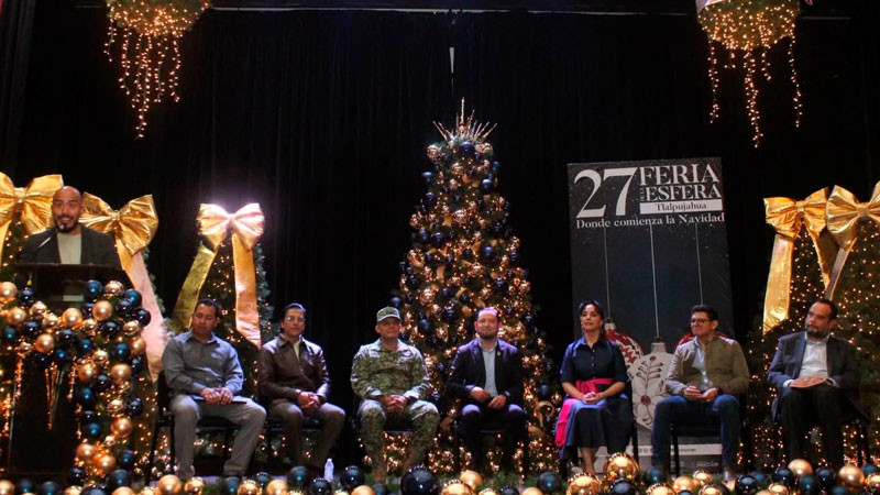 Ya comenzó la 27 Feria de la Esfera en Tlalpujahua 