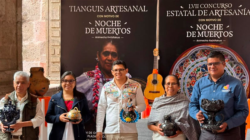 Concurso de Noche de Muertos otorgará 113 premios a artesanos michoacanos: Casart 