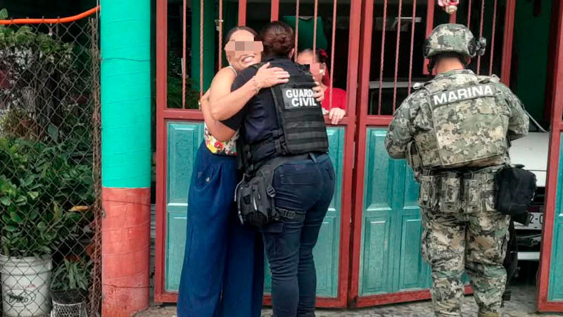 Hallan sana y salva a mujer víctima de secuestro virtual en LC, Michoacán 