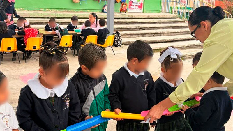Ooapas fortalece la cultura del agua con niñas y niños del Jardín de Niños 'Annie Jump Cannon' 