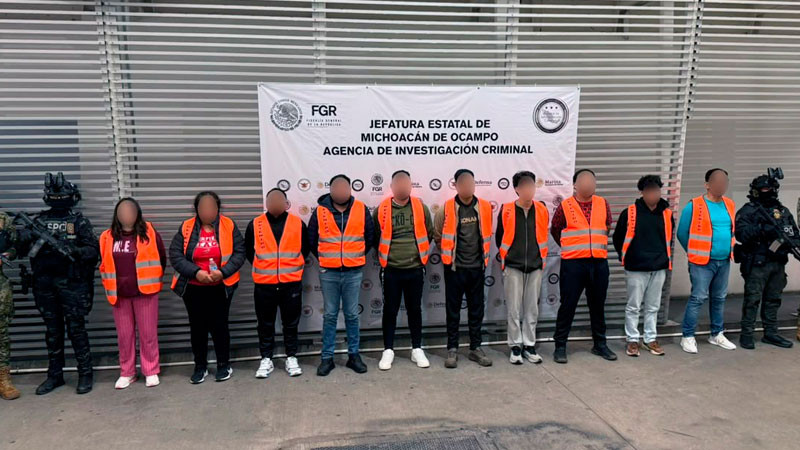 Operativo en Morelia, Uruapan y Pátzcuaro deja 10 detenidos y armas aseguradas 