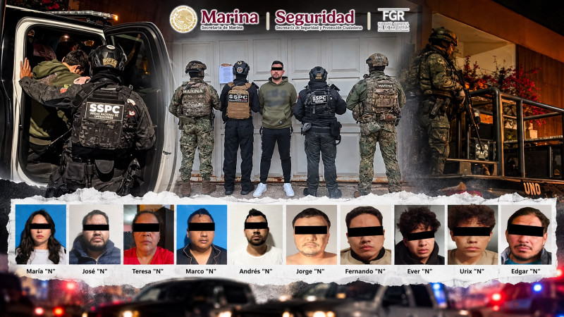 Cae “El Barbas” y su banda en operativo de Harfuch en Michoacán: De Altozano a Uruapan, doce cateos contra red de secuestro y robo a traileros dejan 10 detenidos y 3 heridos en una balacera 