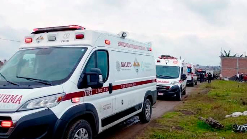 Decenas de trabajadores de la construcción resultan heridos tras colapso de una losa en Morelia, Michoacán 