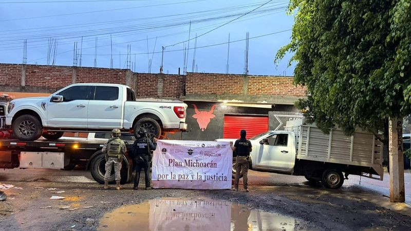 Caen 5 tras operativo en Los Reyes; entre los detenidos está presunto extorsionador de refresquera 