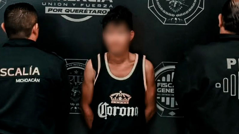 Sinergia permite detención de José Eduardo “N” por secuestro agravado y privación de la libertad cometidos en Michoacán 