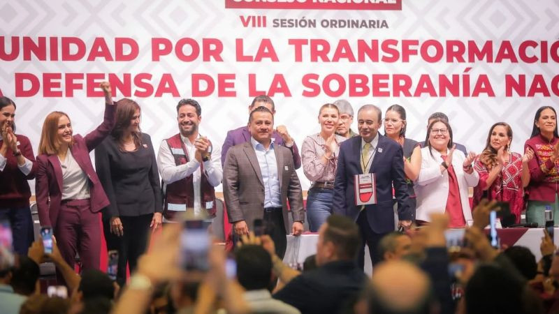 Con toma de protesta, Carlos Torres Piña inicia nueva etapa de organización y construcción del proyecto de Morena en Michoacán 