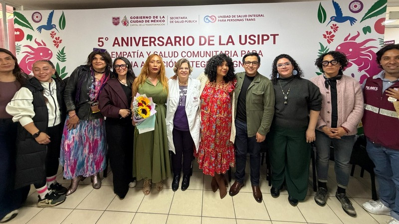 Festejan el 5to Aniversario de la Unidad de Salud Integral para las Personas Trans de la Ciudad de México 