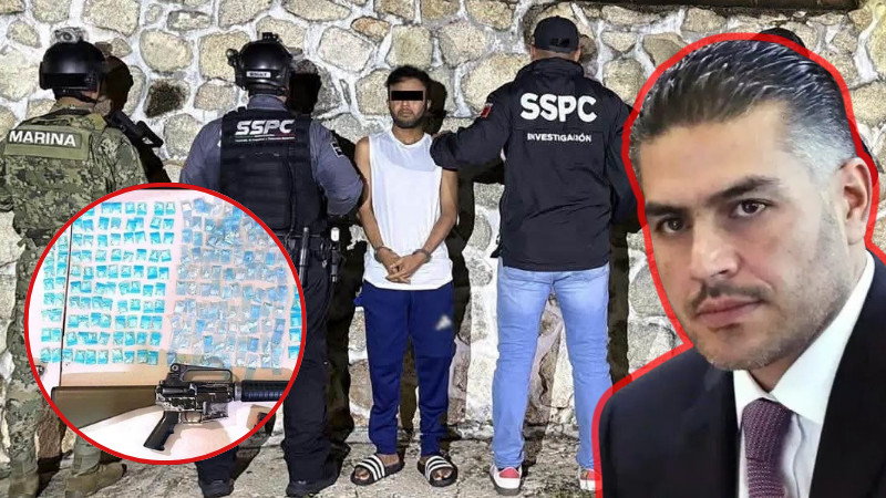 Harfuch informa detención de un presunto líder delictivo en Acapulco 
