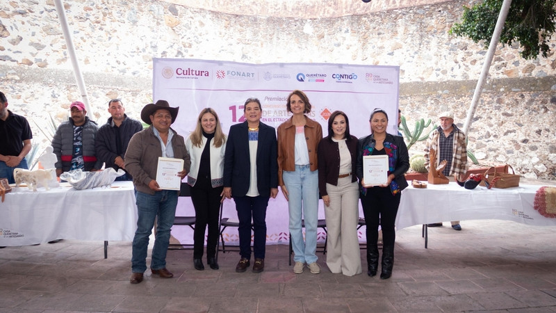 Realizan el 12 Premio Estatal de Artesanías en Querétaro 