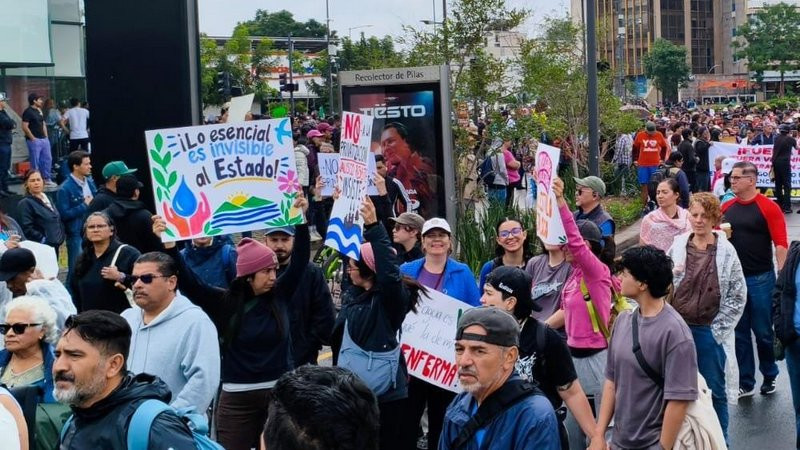 Morena Jalisco condena represión contra marcha por agua en Guadalajara, Jalisco 