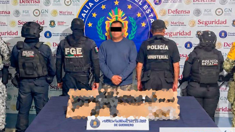 Detienen a hombre por presunto secuestro, en Xochihuehuetlán, Guerrero 