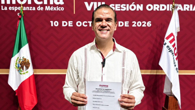 Mauricio Ruiz se registra para buscar la Coordinación de Querétaro 