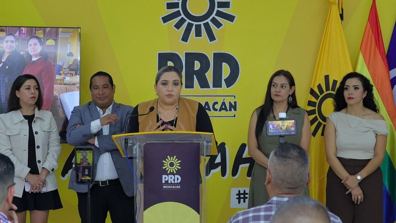 PRD Michoacán mantiene ruta propia y refuerza la organización para 2027: Verónica García 