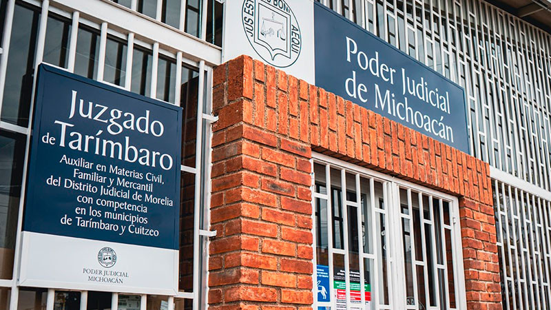 Juzgado Auxiliar con competencia en Tarímbaro y Cuitzeo atiende 58 asuntos a menos de un mes de iniciar funciones 