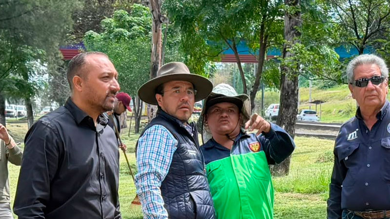 Realiza Gobierno de Morelia trabajos de mantenimiento en el periférico Revolución 