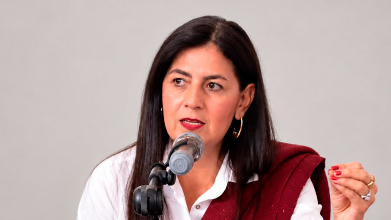 Michoacán sigue a la baja en homicidios: Gaby Molina 