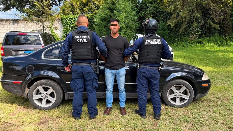 Detienen en Zitácuaro a presunto responsable de robo con arma y cartuchos 
