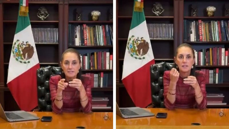 Claudia Sheinbaum niega consumo de estupefacientes durante transmisión en vivo en Instagram 
