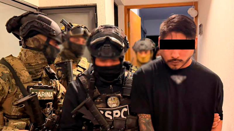 Cae "El Cromo", señalado como líder criminal y presunto homicida de una niña de 4 años 