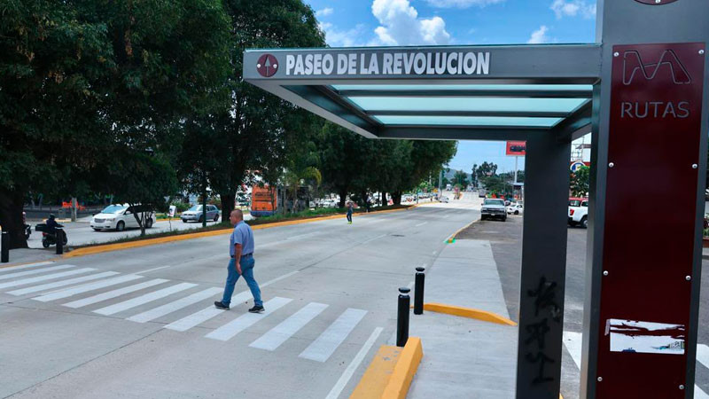 Paseo de la Revolución fortalece la movilidad segura e incluyente en Uruapan 